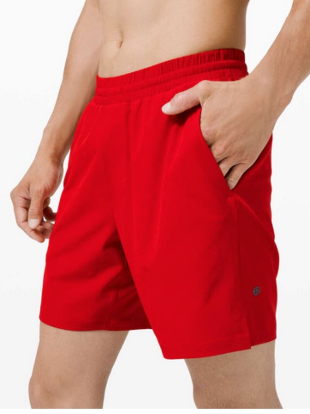 Lululemon Channel Cross Swim Trunks, Men’s M, Red 7 Inseam Lined